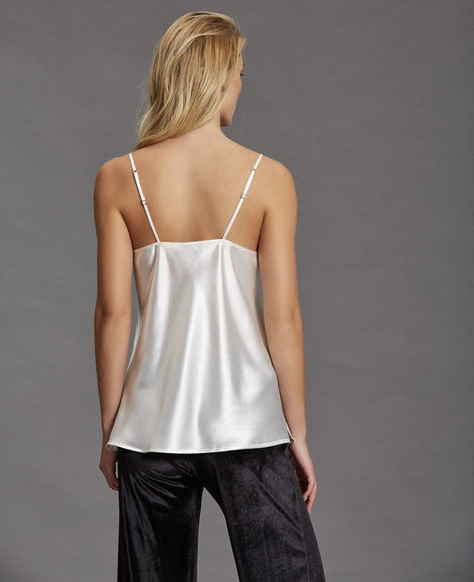 Spaghetti Straps Satin Top