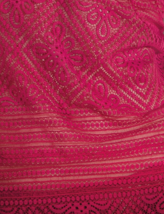 Look chic and sophisticated in the Elegant Floral Embroidery Tulle Brief from Leilieve!