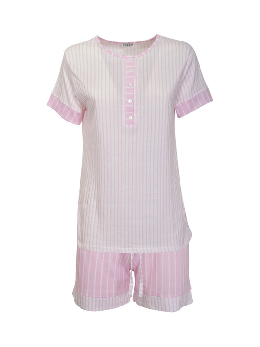 Cotton Striped Pajamas Set