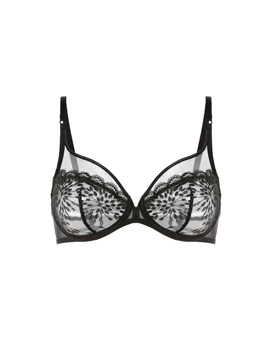 SINGULIERE Sheer Plunge Bra
