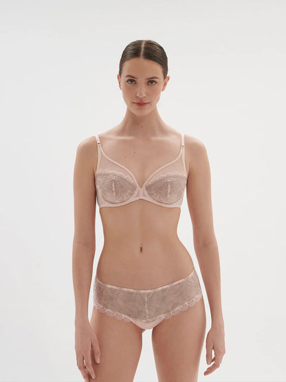 SINGULIERE Sheer Plunge Bra