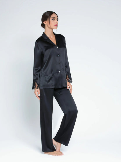 SPLENDEUR SOIE Silk Lounge Shirt