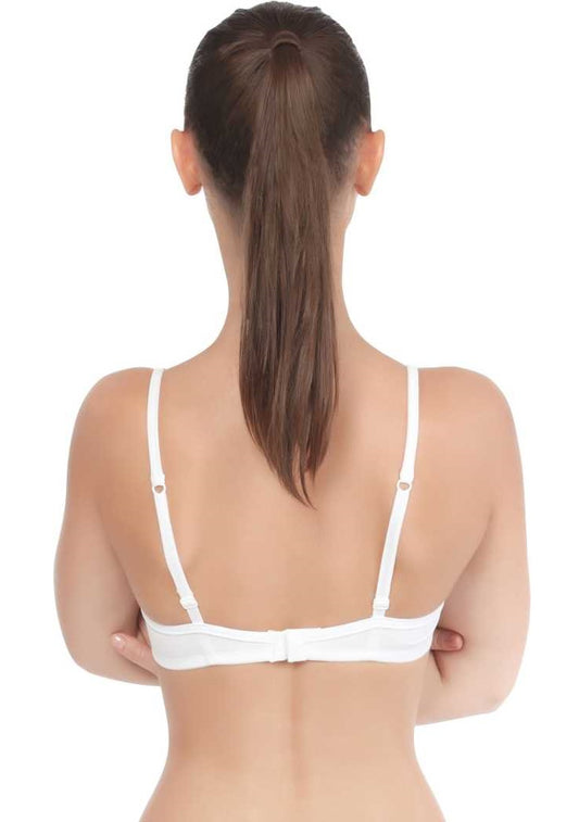 Lightweight unpadded bra
